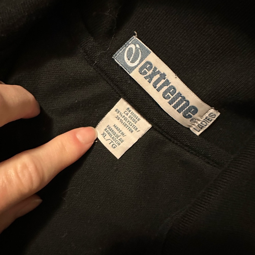 Extreme Nabisco XLarge women’s black polo - Picture 3 of 3